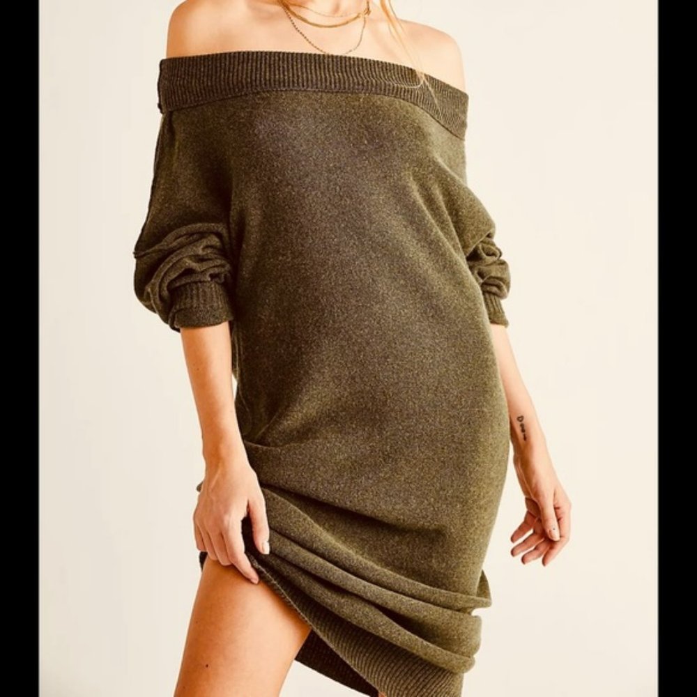 NWT Free People La Boheme Sweater Dress